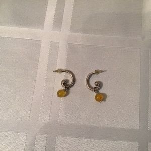 JAMES AVERY STERLING POSTS WITH GLASS DROPS